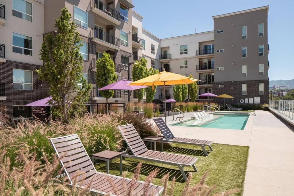 Downtown Walking Oasis With King Bd And City View Salt Lake City Exterior photo